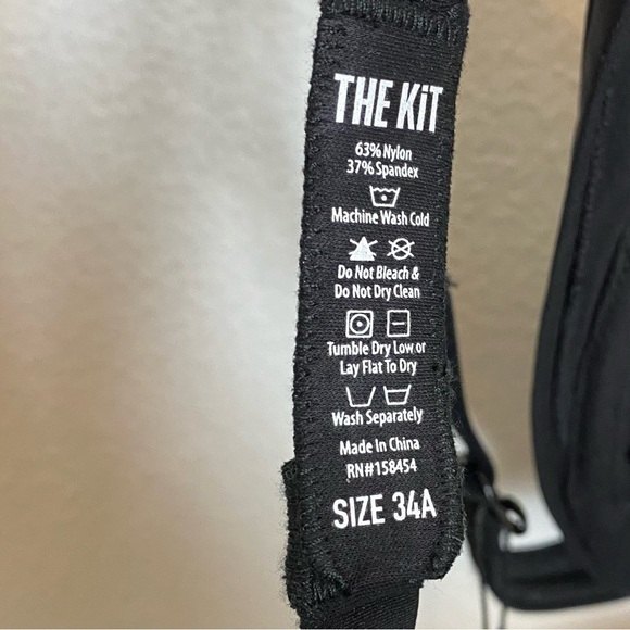 Kit Undergarments Black Soft Triangle Bra - Picture 4 of 4